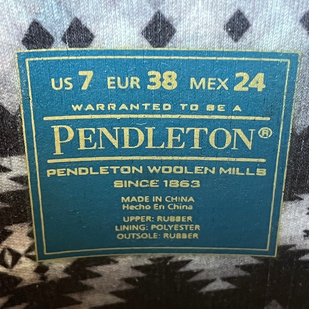 Pendleton Classic Tall Slip-Resistant Rain Boots Matte Black Gray Womens 7 EU 38 - Picture 9 of 13